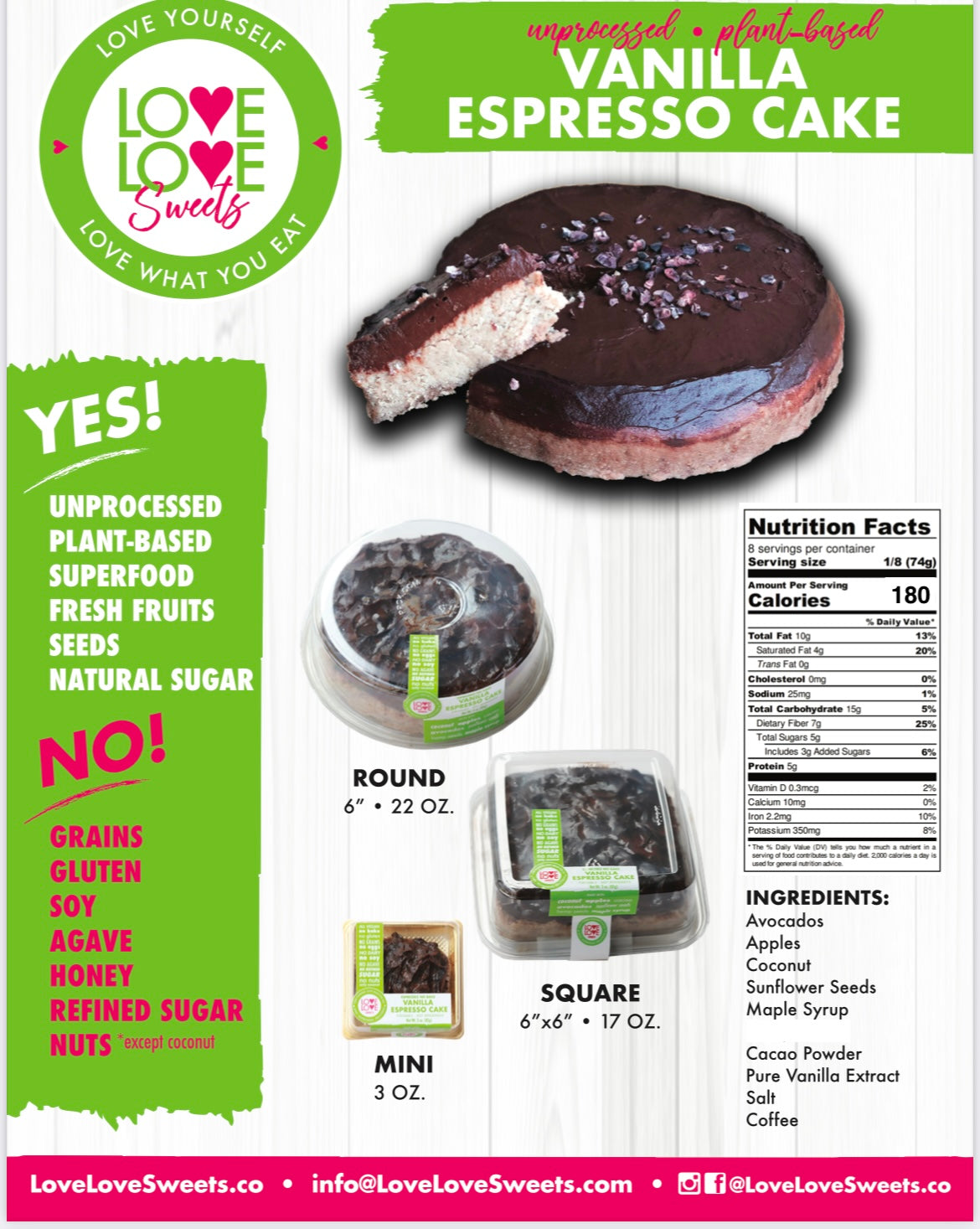Seasonal Sweetness Box | Mix Brownie Chocolate, Vanilla Espresso, Pumpkin Tart, Swiss Roll