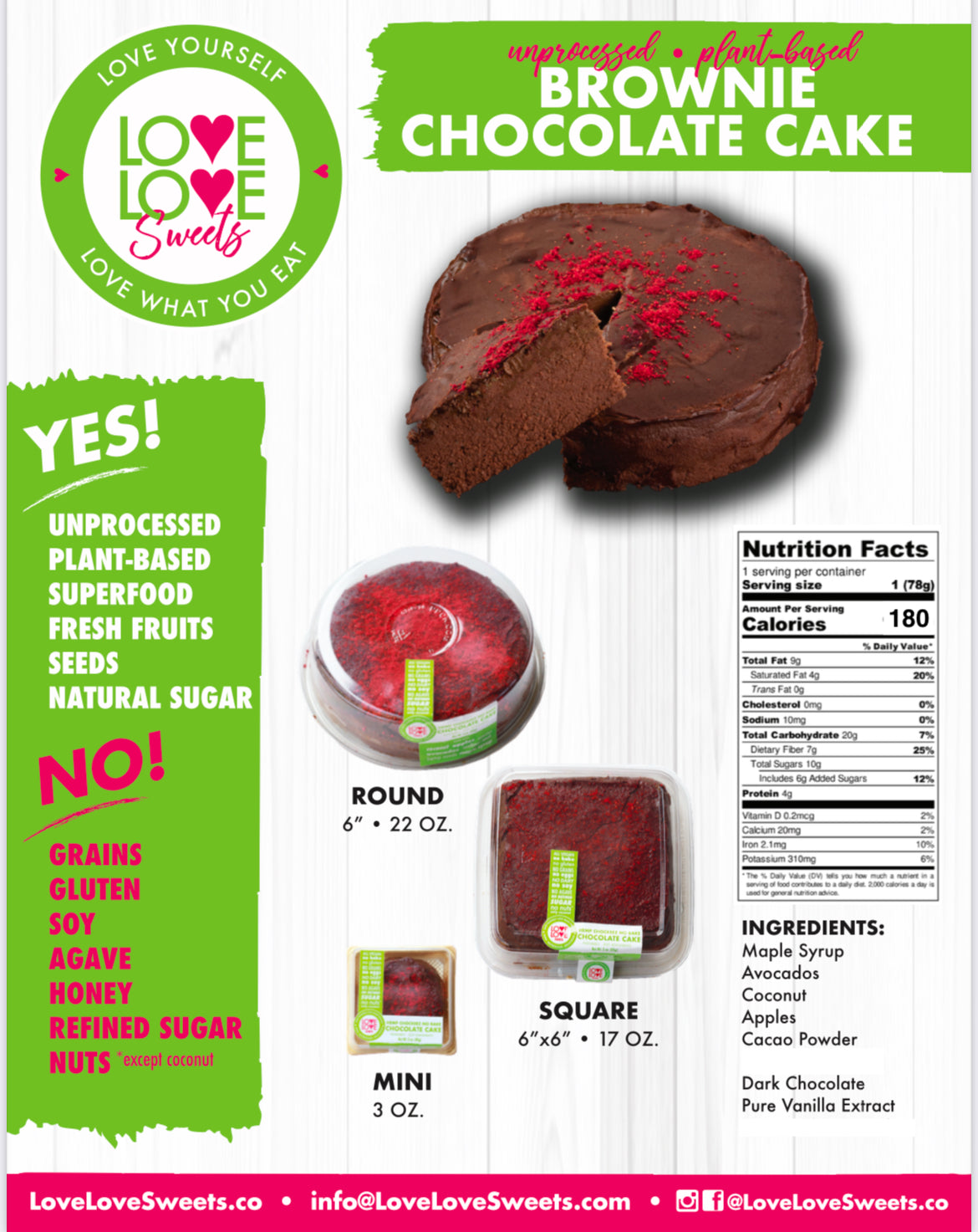 Seasonal Sweetness Box | Mix Brownie Chocolate, Vanilla Espresso, Pumpkin Tart, Swiss Roll